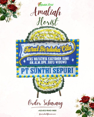 Papan Bunga Duka di Dolok Panribuan